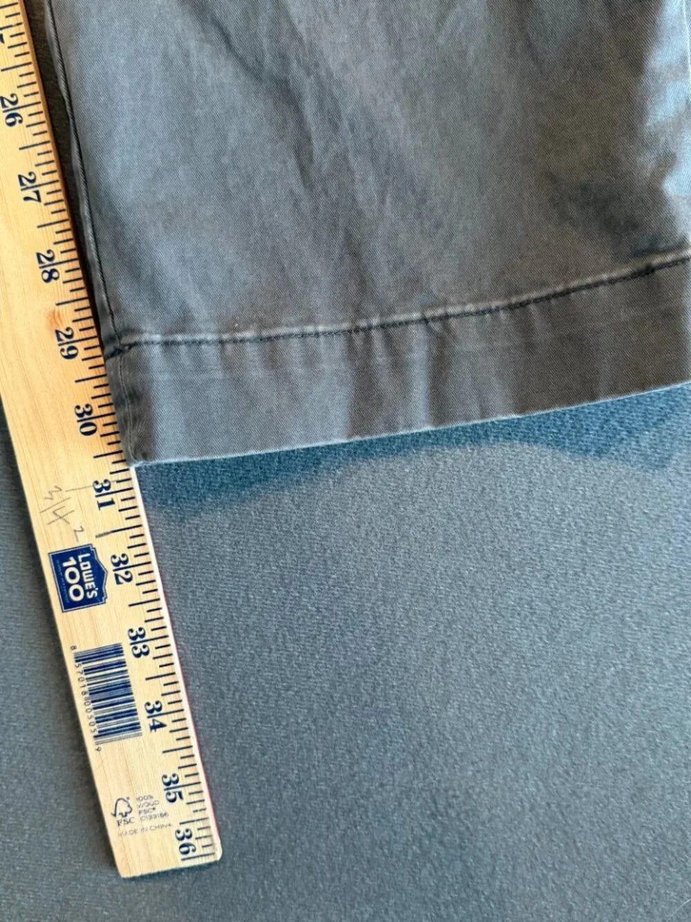 Polo Ralph Lauren Stretch Straight Chino Pants Men’s 36x32 Gray Cotton